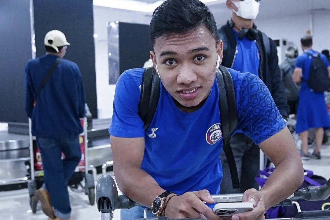 Pemain Arema FC Arkhan Fikri. (instagram/@aremafcofficial). - Image