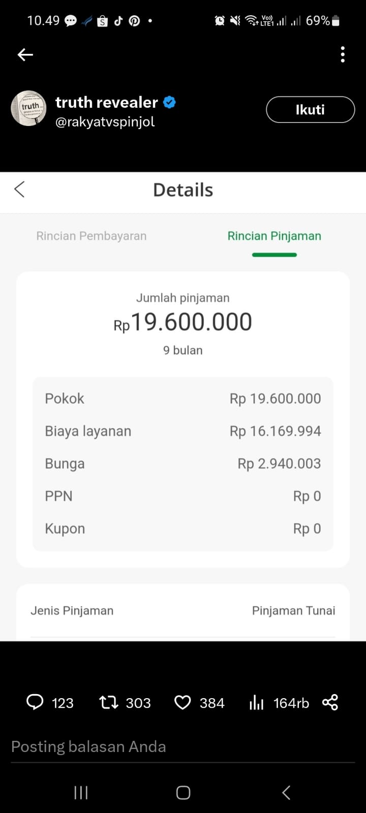 rakyatvsPinjol twitter - Image