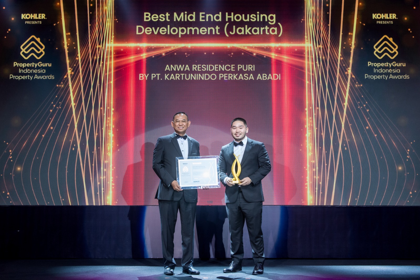 Anwa Residence Puri atau PT Kartunindo Perkasa Abadi berhasil meraih penghargaan dalam ajang PropertyGuru Indonesia, Property Award 2023. - Image