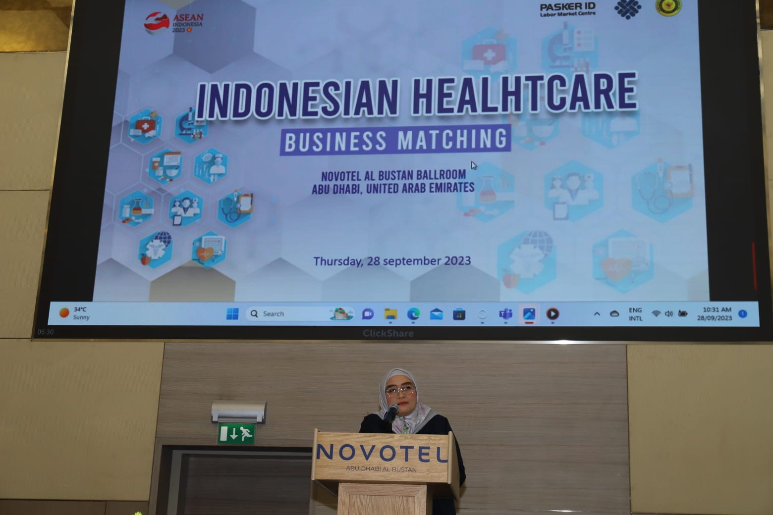 Indonesian Healthcare Business Matching 2023 dihadiri sekitar 40 perusahaan PEA, khususnya yang bergerak di sektor kesehatan, seperti rumah sakit dan klinik. - Image