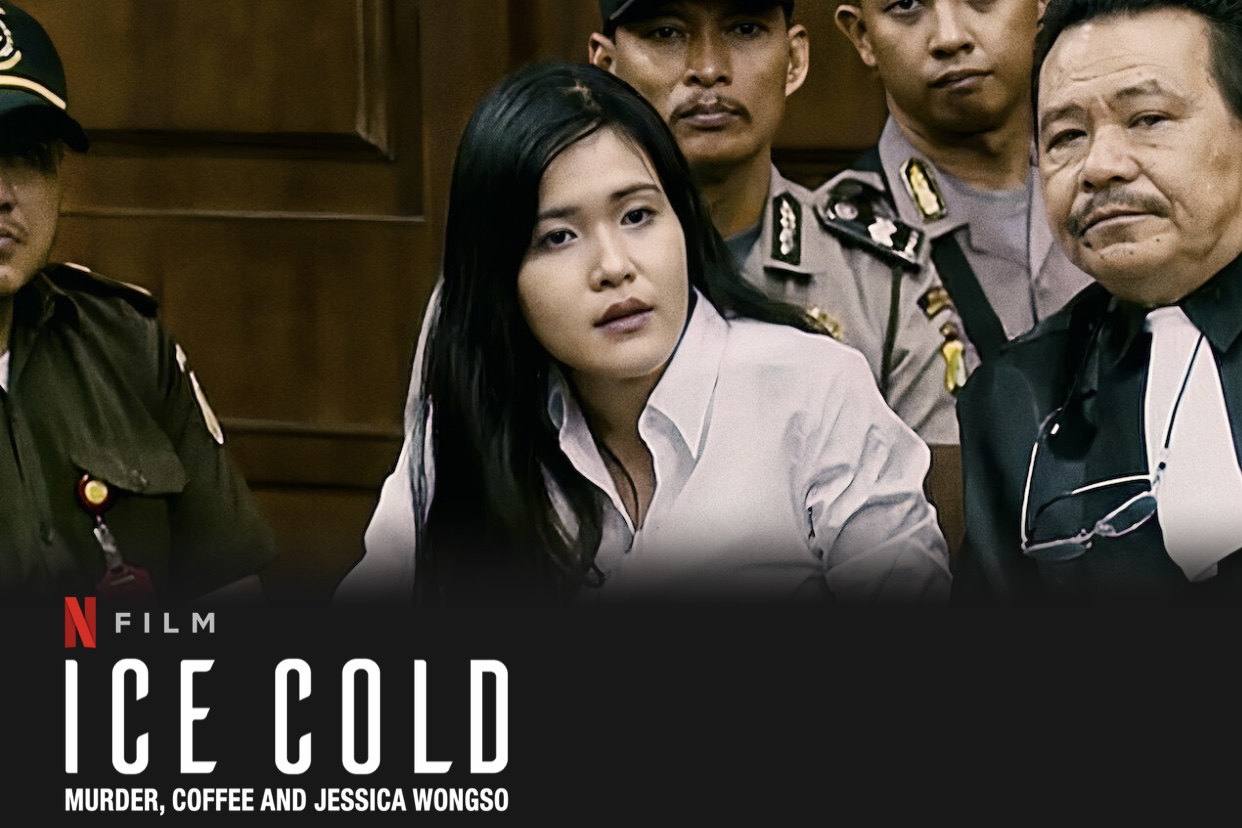 Sinopsis film dokumenter Ice Cold: Murder, Coffee, and Jessica Wongso../website Netflix.com - Image