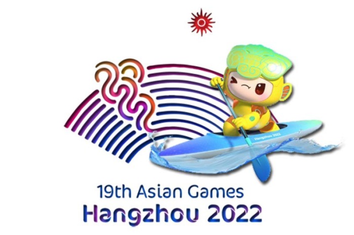 Logo kano Asian Games 2022 Hangzhou. (Antara/HAGOC) - Image