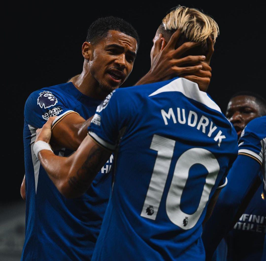 Akun resmi instagram Chelsea FC (@chelseafc), Striker Chelsea Mudryk merayakan gol ke gawang Fulham - Image