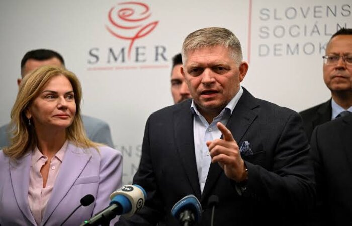 Partai pro-Rusia menangkan pemilu Slovakia akan hentikan bantuan militer untuk Ukraina./Radovan Stoklasa/Reuters - Image