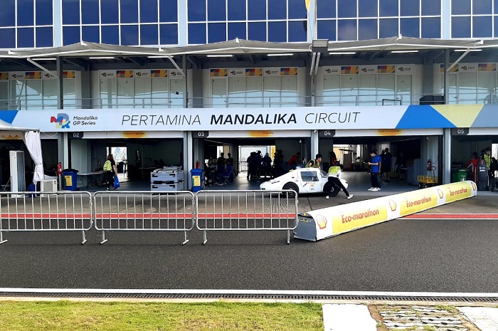 ILUSTRASI Sirkuit Internasional Pertamina Mandalika, Lombok, NTB. - Image