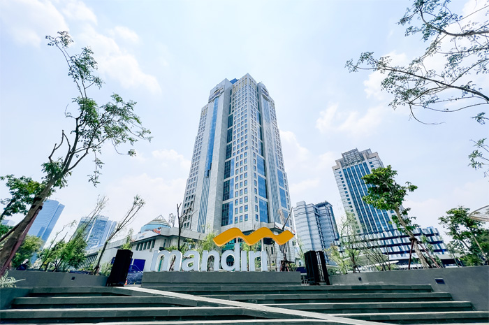 Ilustrasi Bank Mandiri. - Image