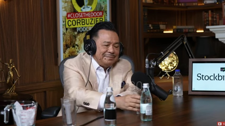 Otto Hasibuan saat menjadi Bintang tamu di podcast Deddy Corbuzier./YouTube Deddy Corbuzier - Image