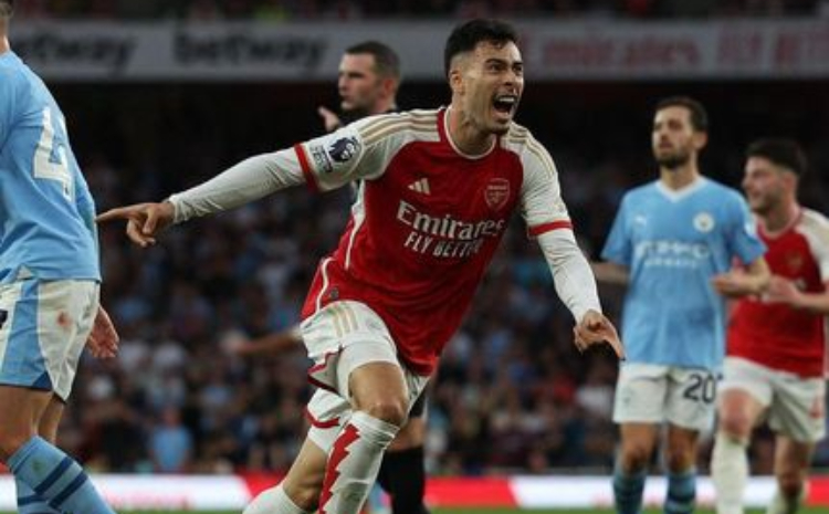 Akun resmi instagram Arsenal (@arsenal), Gol Martinelli bawa Arsenal kalahkan Manchester City 1-0 - Image