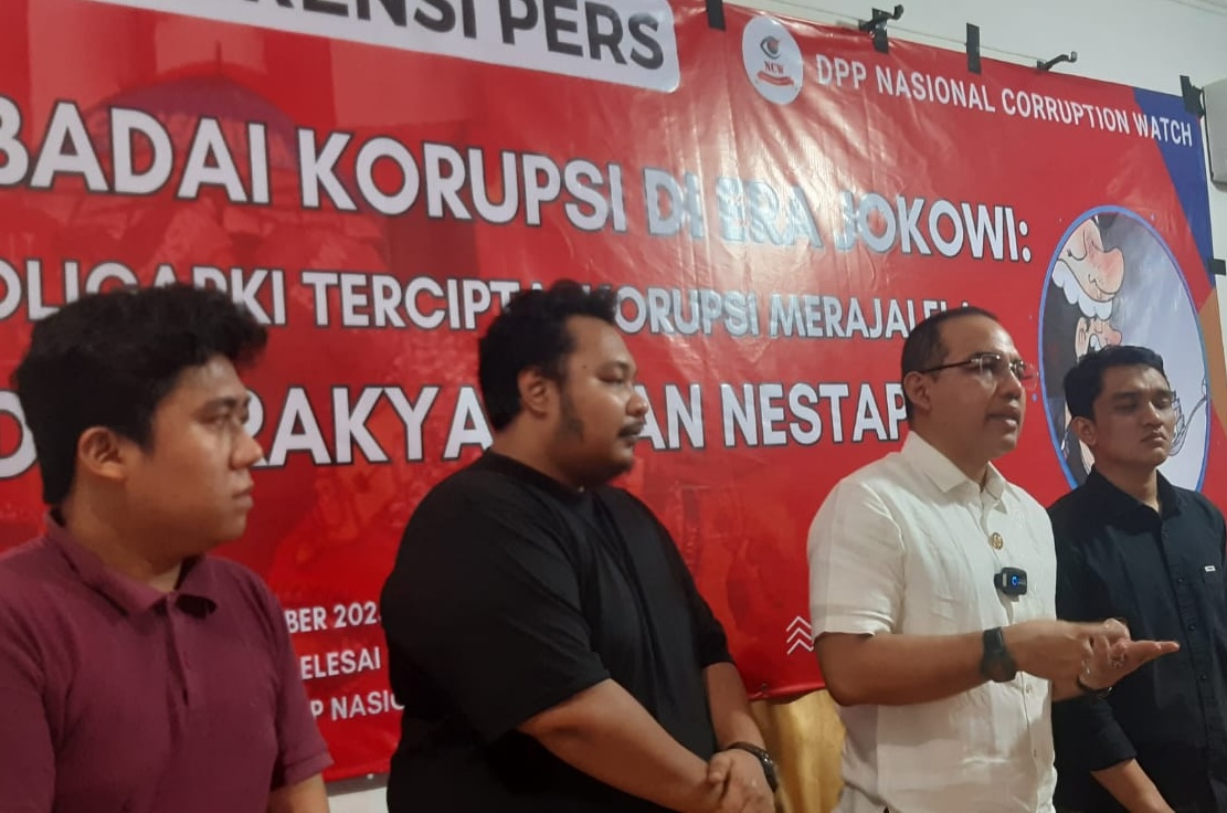 Konferensi pers Nasional Corruption Watch (NCW). (Istimewa) - Image