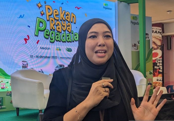 Staf Edukasi dan Perlindungan Konsumen OJK Regional 5 Sumatera Bagian Utara Paramita Yulia Nasution. - Image
