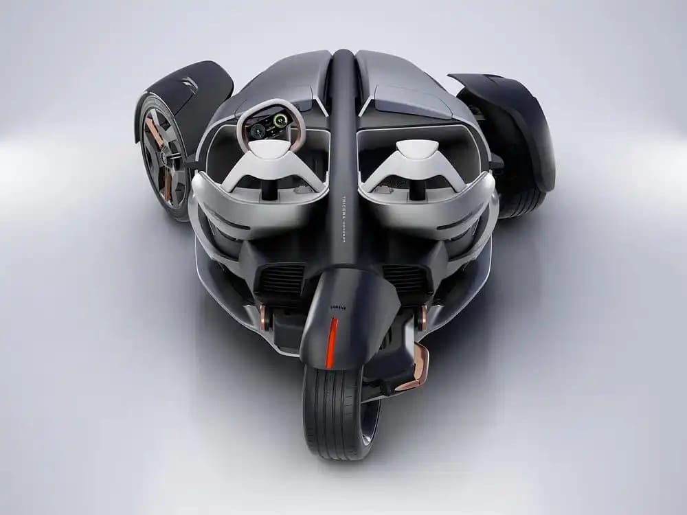 Tricera, motor listrik roda tiga baru dari Yamaha. - Image
