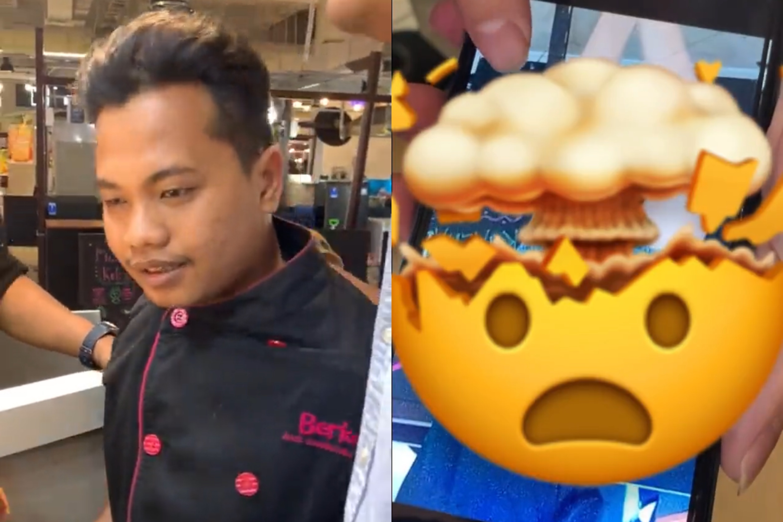 Oknum pelaku kasus pelecehan seksual di restoran di MOI dan isi ponselnya./twitter.com/graaacye - Image