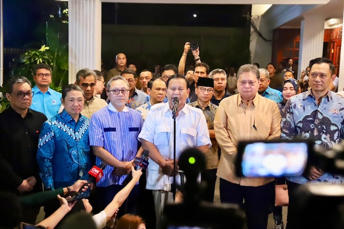 Ketua Umum Partai Gerindra yang juga capres Koalisi Indonesia Maju (KIM) Prabowo Subianto akhirnya memutuskan untuk menjadikan Gibra Rakabuming Raka menjadi cawapresnya. - Image