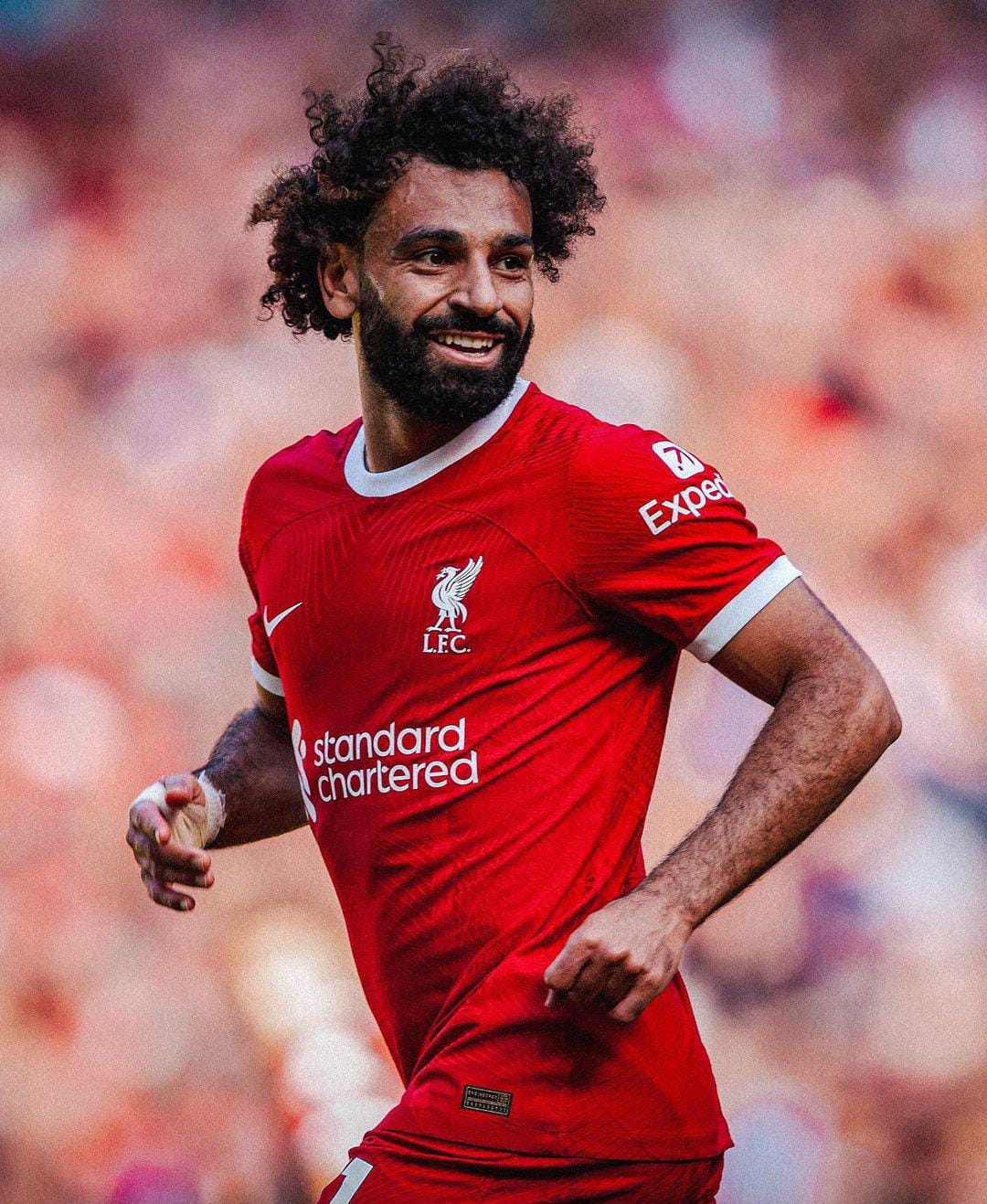 Akun instagram resmi Liverpool (@liverpoolfc), Mohamed Salah penyerang andalan Liverpool - Image