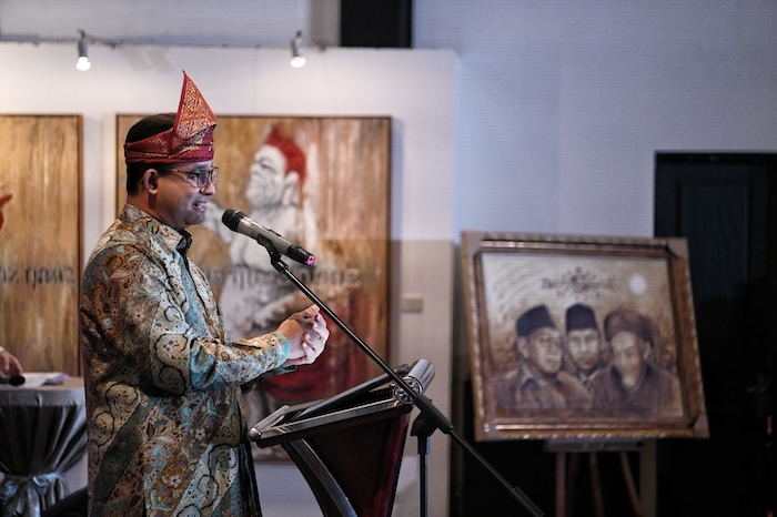 acapres dari Koalisi Perubahan Anies Baswedan memuji kontribusi terbesar Melayu yang membuat rakyat Indonesia bersatu, yaitu dalam bidang bahasa. - Image