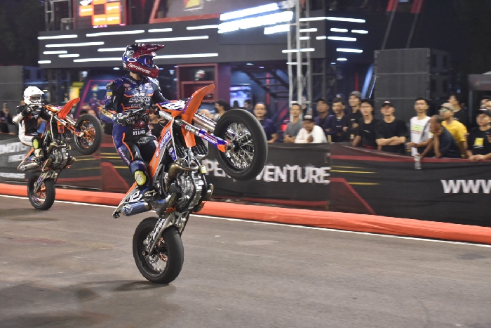 Farudilla Adam rider mampu menyisihkan para lawannya sekaligus menjadi yang tercepat dan menjadikan juara. (Istimewa) - Image