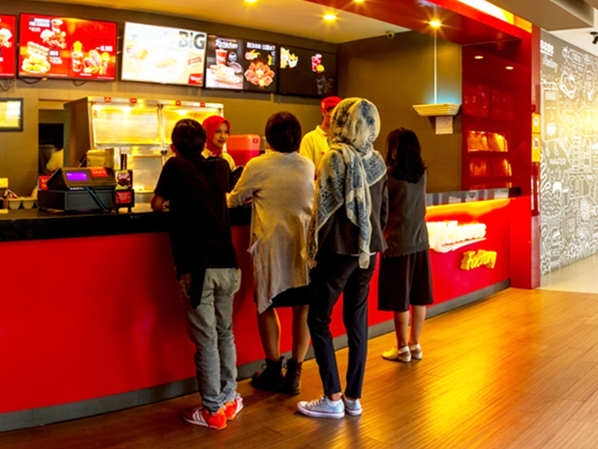 Salah satu outlet Richeese Factory. - Image