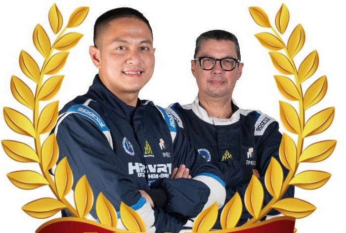 Rihan Variza dan navigatornya Anthony Sarwono. - Image