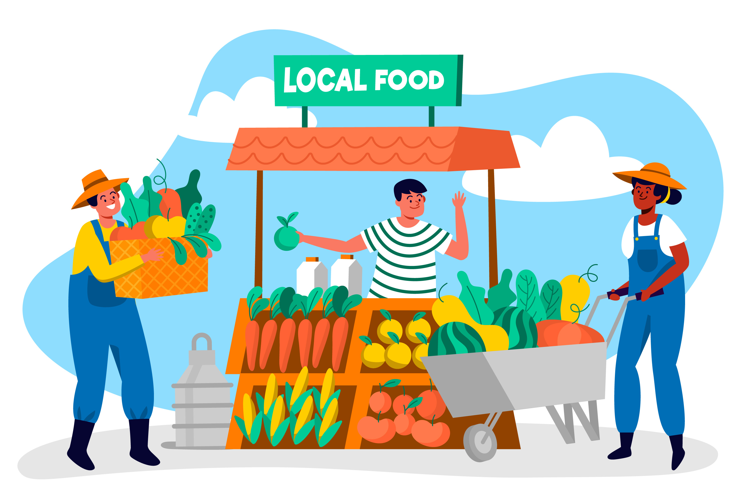 Ilustrasi brand lokal. Freepik.com - Image