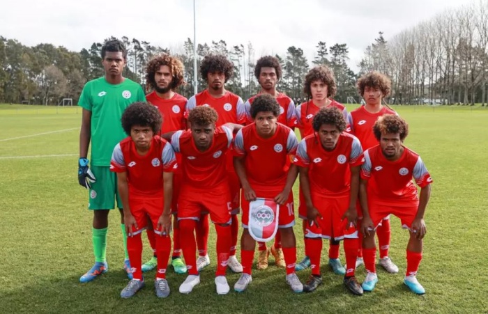 Timnas Kaledonia Baru U-17 dalam persiapan menghadapi Piala Dunia U-17 2023 di Indonesia. (fifa.com) - Image
