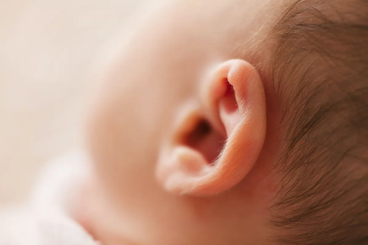 Ilustrasi kelainan telinga kecil pada bayi. (Antara/Pexels/Burst) - Image