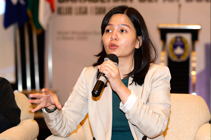 BEKERJA KERAS: Wakil Ketua Umum II PSSI Ratu Tisha. - Image