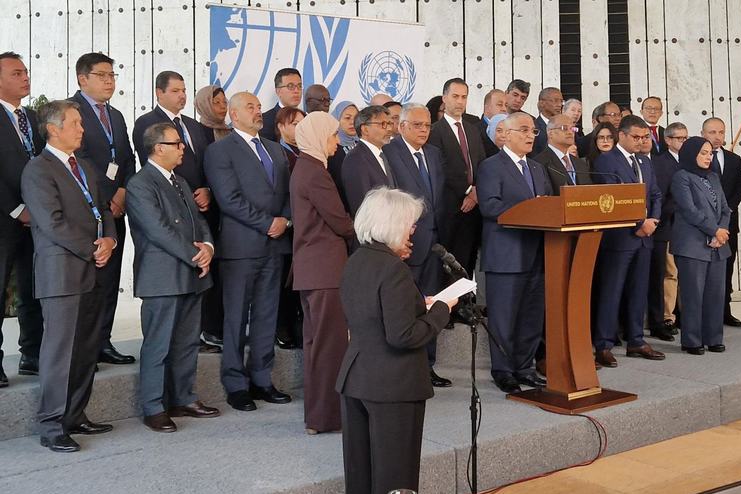 70 Duta Besar untuk PBB di Geneva menyerukan gencatan senjata di Gaza segera diberlakukan. (un.org) - Image