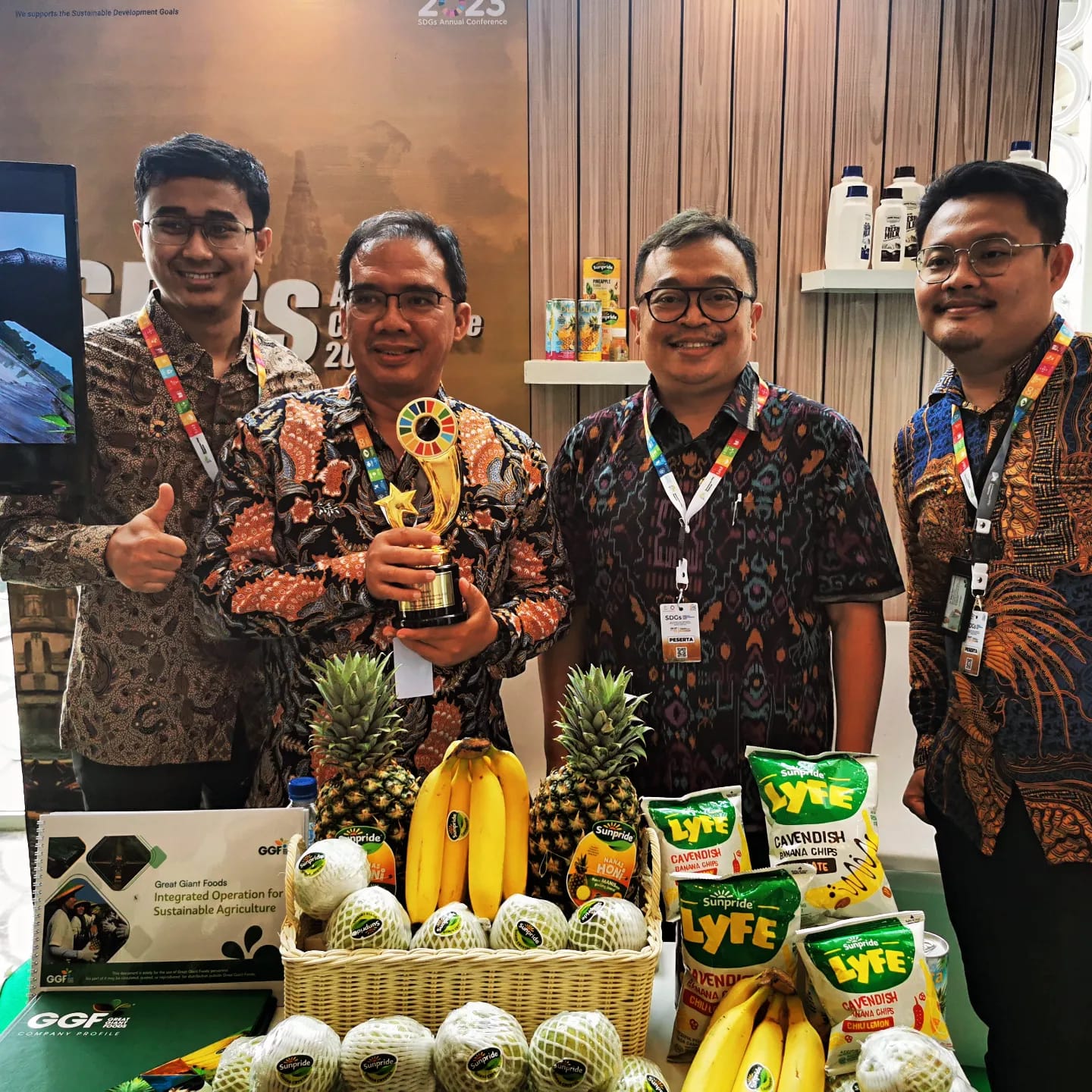 PT Great Giant Pineapple (GGP) meraih penghargaan Terbaik I pada Indonesia - Image