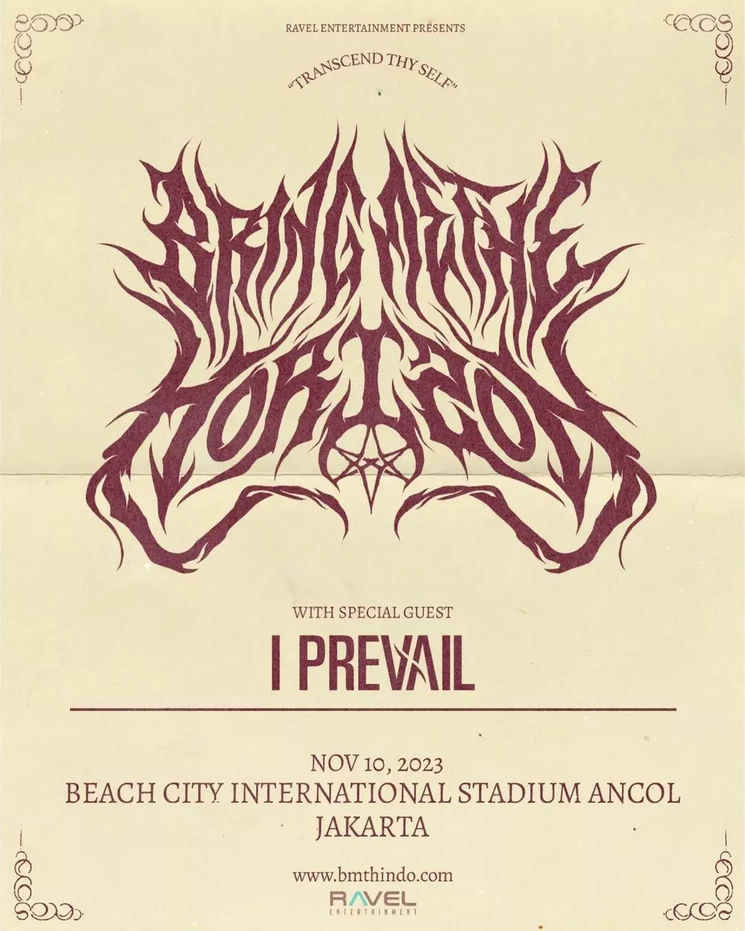 Poster Konser Bring Me The Horizon Jakarta (instagram.com/ravelentertainment) - Image