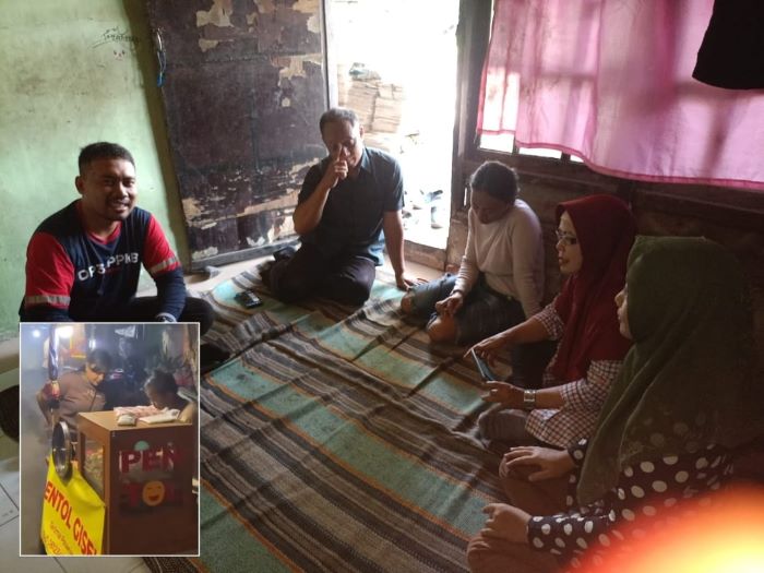 DP3APPKB Surabaya lakukan pendampingan terhadap bocah 11 tahun penjual pentol hingga berhenti berjualan. - Image