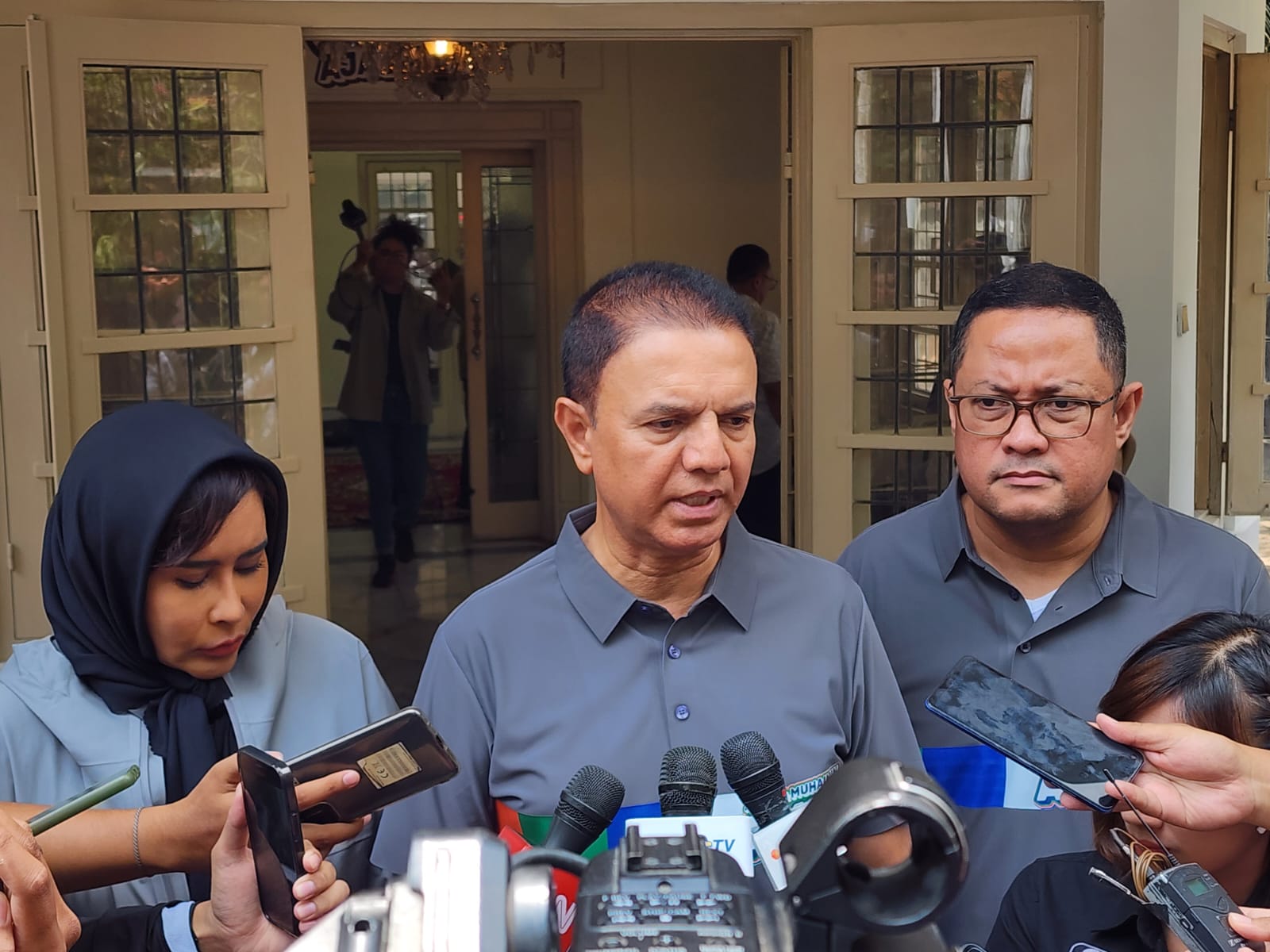 Kapten Timnas Pemenangan Anies-Muhaimin (AMIN) Muhammad Syaugi Alaydrus.(Royyan/JawaPos.com). - Image