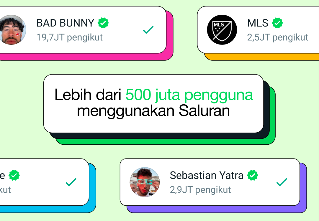 WhatsApp ungkap Fitur Saluran telah digunakan lebih dari 500 juta pengguna. - Image