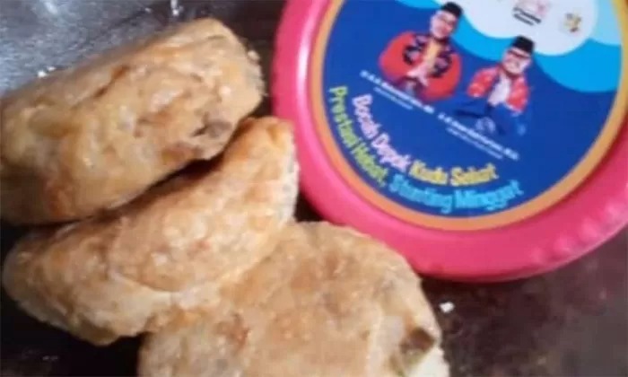 Menu Pemberian Makanan Tambahan (PMT) untuk pencegahan stunting di Kota Depok. (Instagram/@depok24jam) - Image