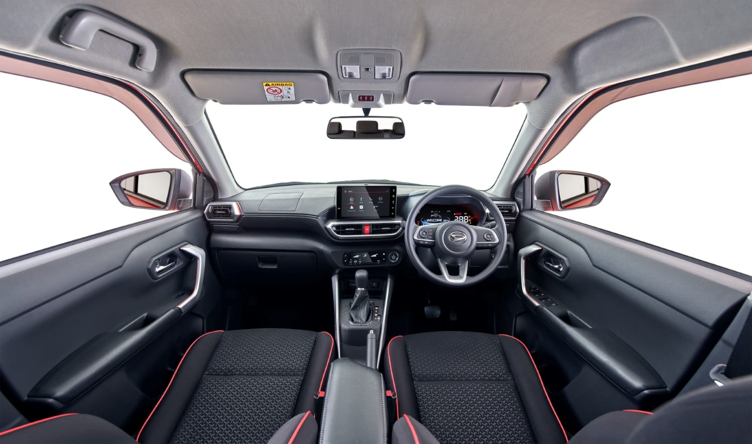 Tampilan interior Daihatsu Rocky. - Image