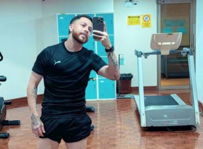 Robson Duarte saat berada di tempat fitness. Dia segera dipatenkan manajemen Persebaya Surabaya. (Instagram/@persebayafans.27) - Image