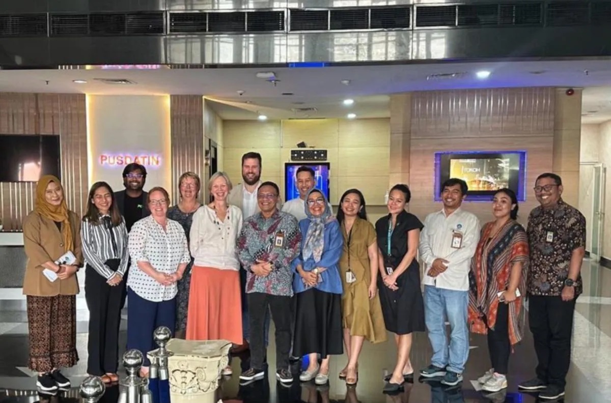 Delegasi Selandia Baru bertemu dengan Kepala Pusat Data dan Teknologi Informasi Kementrian Pendidikan, Kebudayaan, Riset, dan Teknologi, Dr. Muhamad Hasan Chabibie, S.T., M.Si. - Image