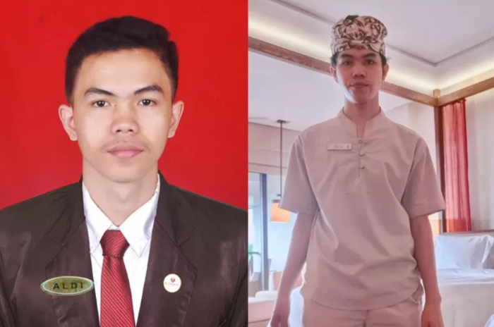 Tangkapan layar Aldi Sahilatua Nababan, mahasiswa yang tewas di dalam kamar kos di Bali. - Image