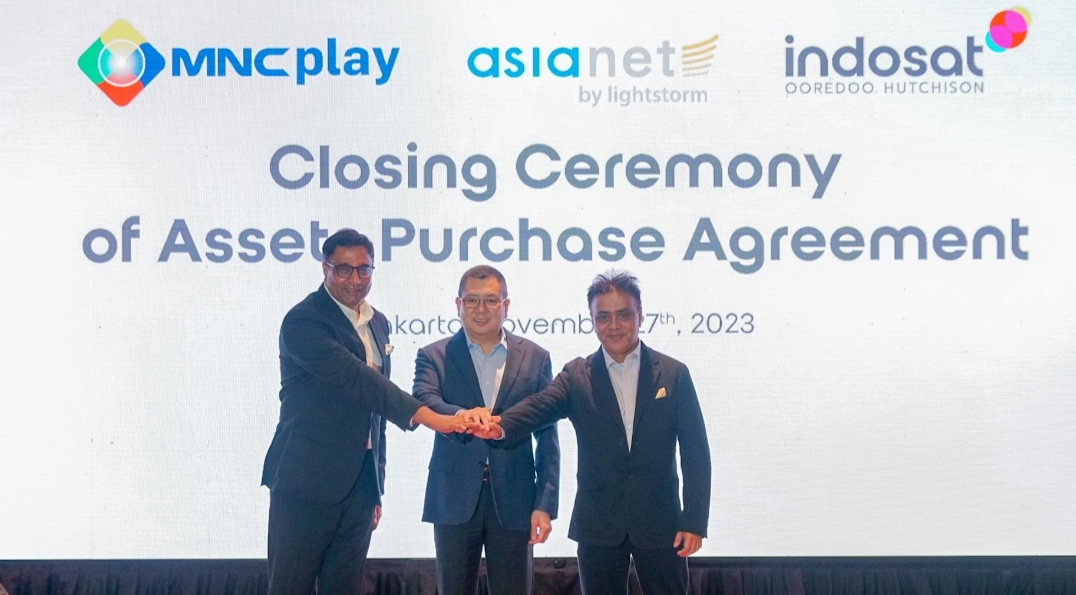 Indosat Ooredoo Hutchison melakukan aksi korporasi dengan mengakuisisi MNC Play. - Image