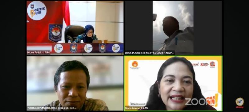 Ditjen Politik dan PUM Kemendagri melalui Direktorat Politik Dalam Negeri Gelar Webinar dengan tema “Netralisasi ASN Dalam Rangka Mendukung Sukses Pemilu Tahun 2024” - Image