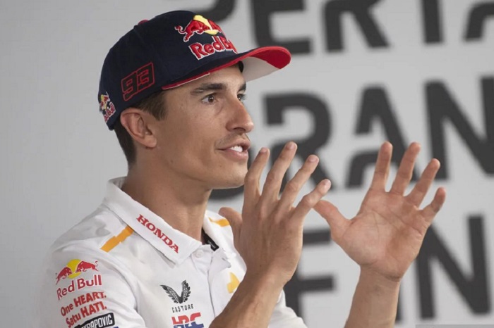 Pembalap motor Marc Marquez. Sumber: Wahyu Putro A/YU/ANTARA - Image