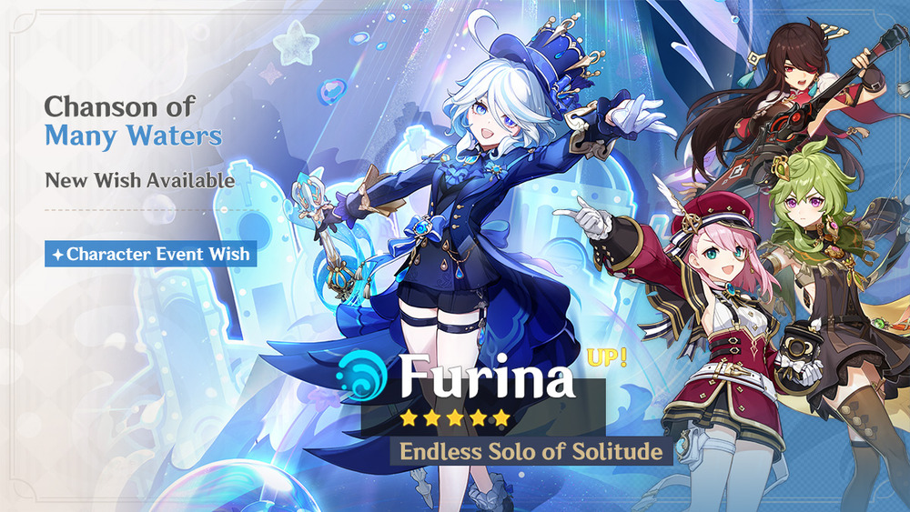 Furina, Salah Satu Karakter yang Dirilis oleh Genshin Impact pada 8 November 2023 lalu / Sumber : X / @GenshinImpact - Image