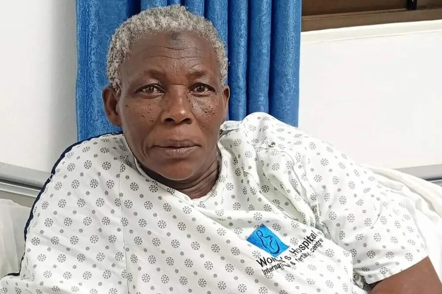 Safina Namukwaya, perempuan Uganda melahirkan bayi kembar di usia 70 tahun. (telegraph/facebook) - Image