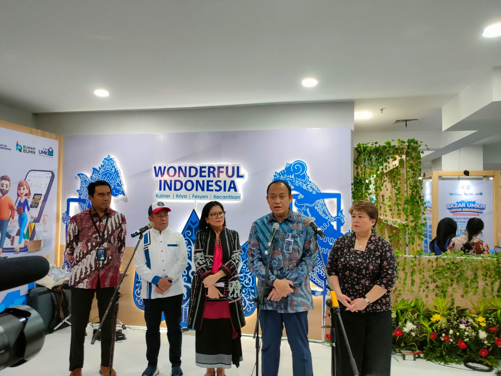 Bazar UMKM Indonesia yang didukung oleh ratusan UMKM binaan Bank BRI dan Pelindo. - Image