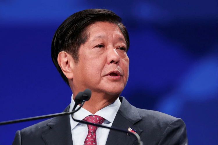 Ferdinand Marcos Jr, Presiden Filipina, dinyatakan positif terjangkit Covid-19. Sumber: (REUTERS) - Image