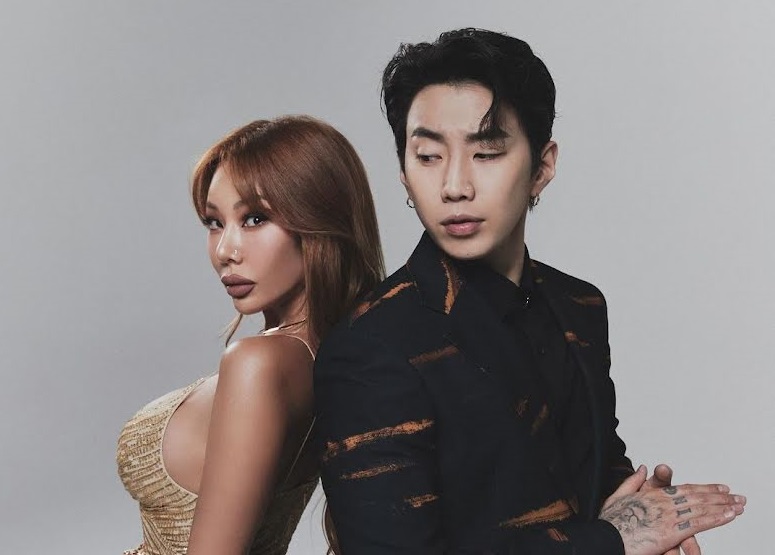 Jessi dan pemilik label ‘More Vision’, Jay park / sumber: Koreaboo - Image