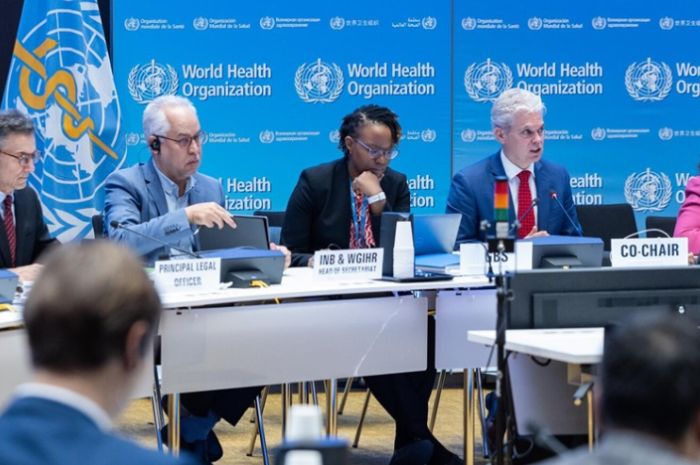 Badan Negosiasi Antar Pemerintah (INB) melanjutkan diskusinya terkait teks perjanjian pencegahan pandemi COVID-19 di markas besar WHO di Jenewa./who.int - Image