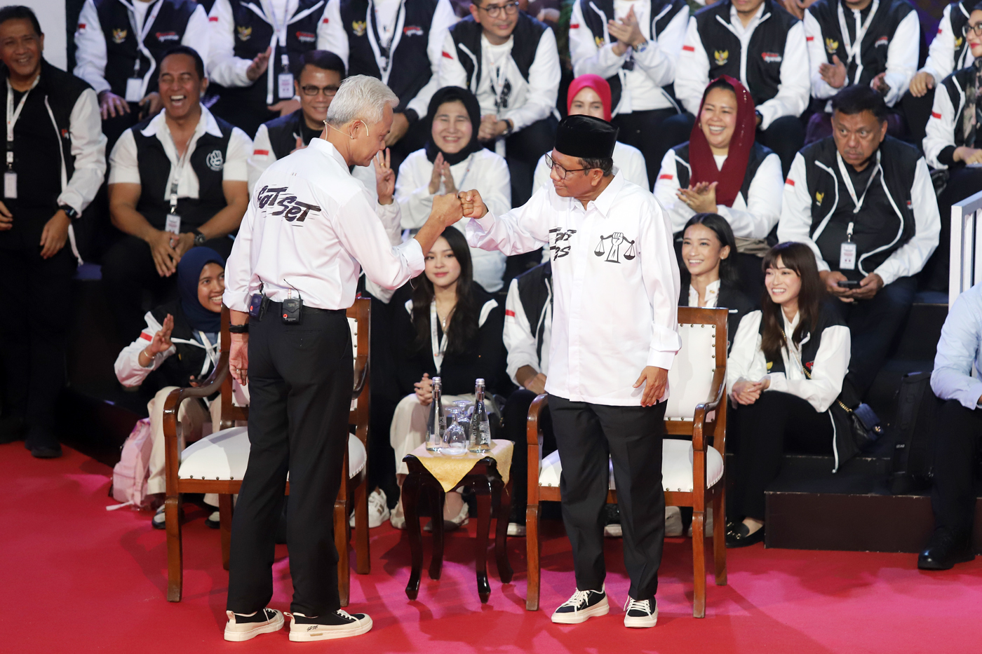 Pasangan Capres dan Cawapres nomor urut 3 Ganjar Pranowo dan Mahfud MD. - Image