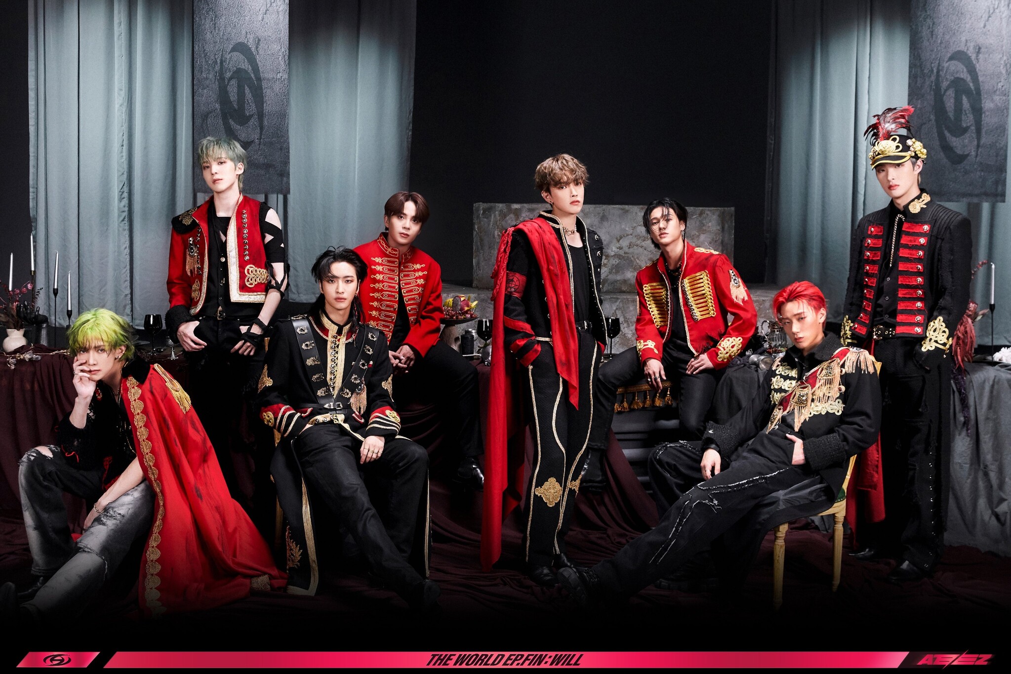 Boygroup K-pop ATEEZ. Sumber foto: X.com / @ATEEZofficial - Image