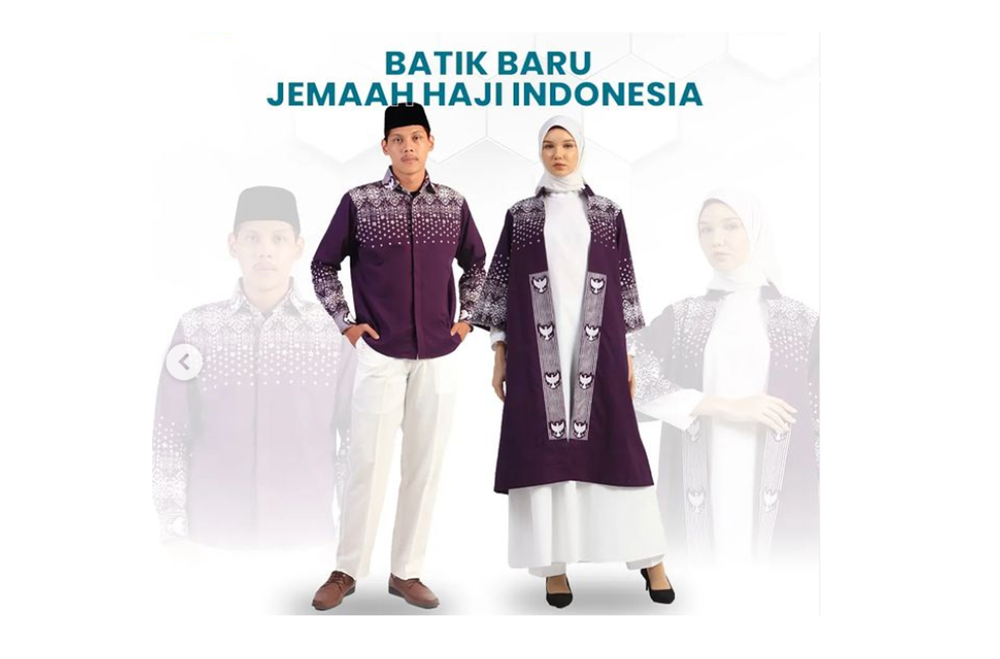 Batik baru jamaah Haji Indonesia. (Sumber: Instagram Kemenag) - Image