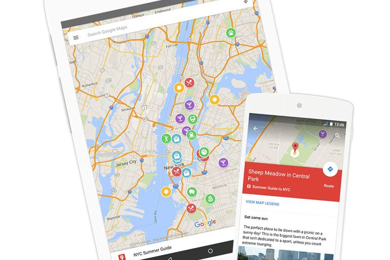 Ilustrasi penggunaan Google Maps. ANTARA/HO-google.com - Image